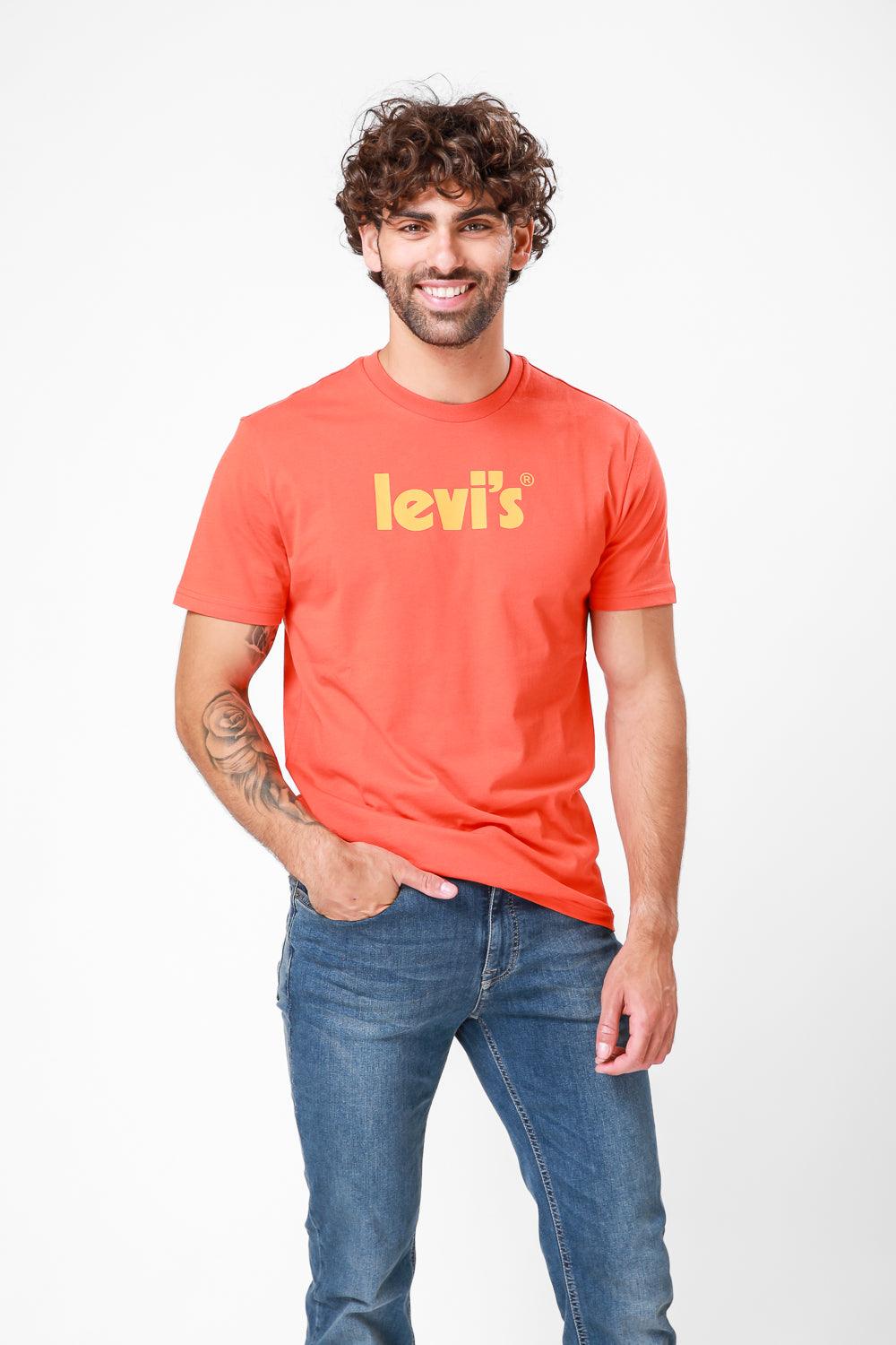 LEVI'S - טישירט לוגו כתומה - MASHBIR//365