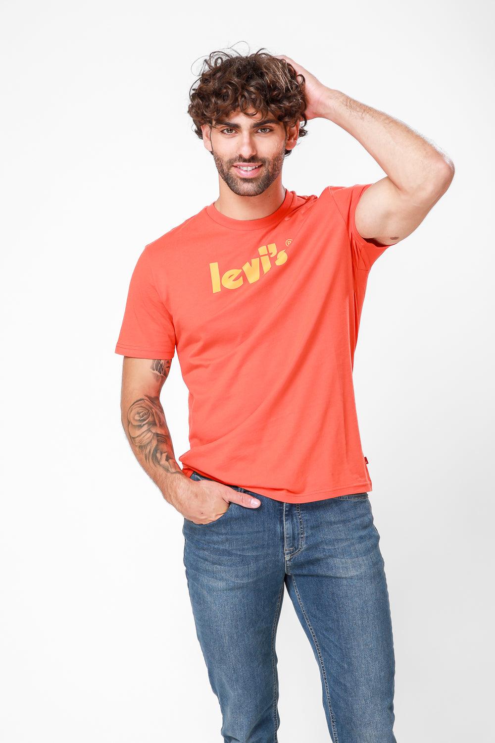 LEVI'S - טישירט לוגו כתומה - MASHBIR//365