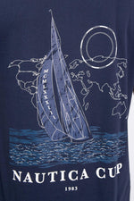 NAUTICA - טישירט עם הדפס NAVY - MASHBIR//365