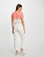 MORGAN - טישירט עם כיתוב בצבע ורוד - MASHBIR//365