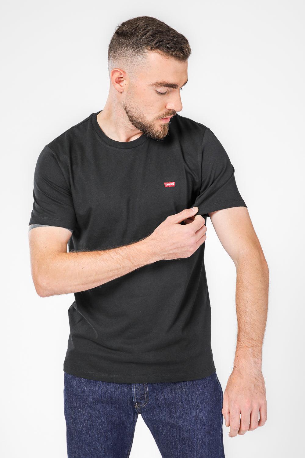 LEVI'S - טישירט עם כיתוב לוגו בצבע שחור - MASHBIR//365