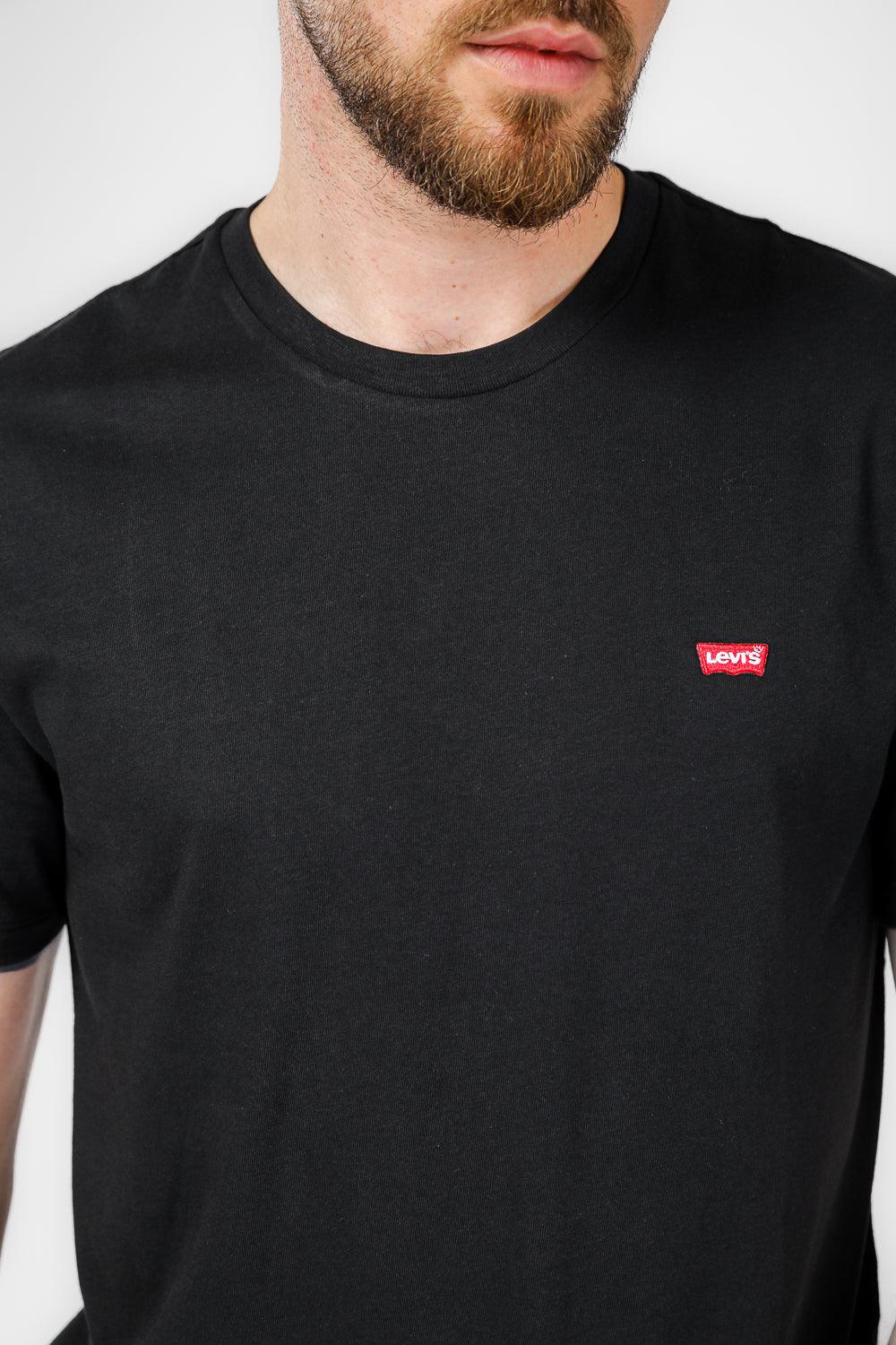 LEVI'S - טישירט עם כיתוב לוגו בצבע שחור - MASHBIR//365