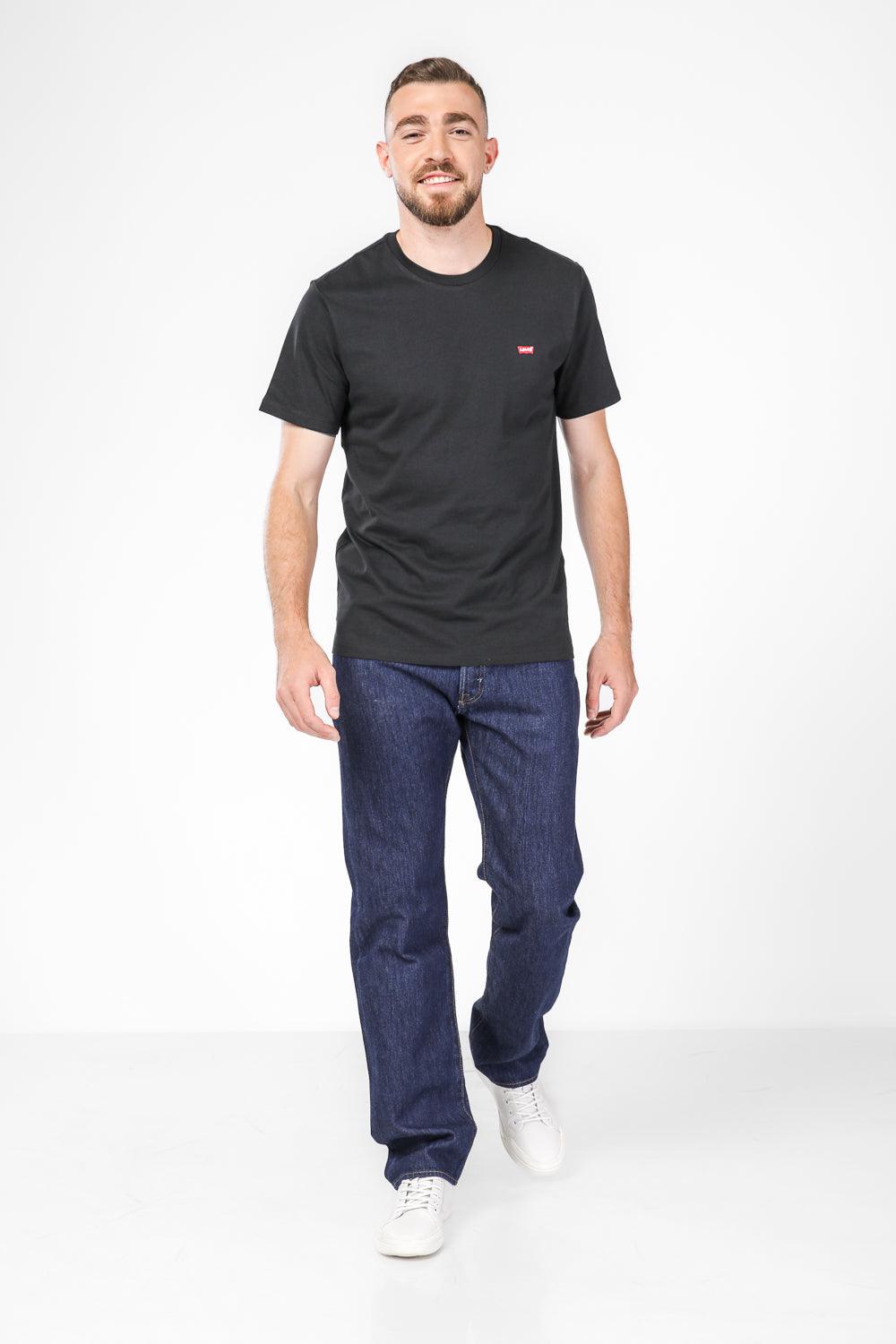 LEVI'S - טישירט עם כיתוב לוגו בצבע שחור - MASHBIR//365