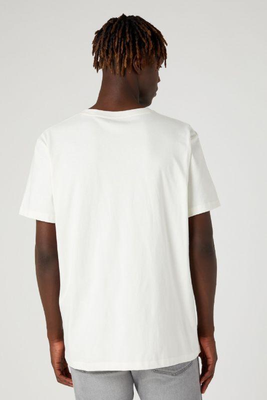 WRANGLER - טישירט עם לוגו בצבע לבן - MASHBIR//365