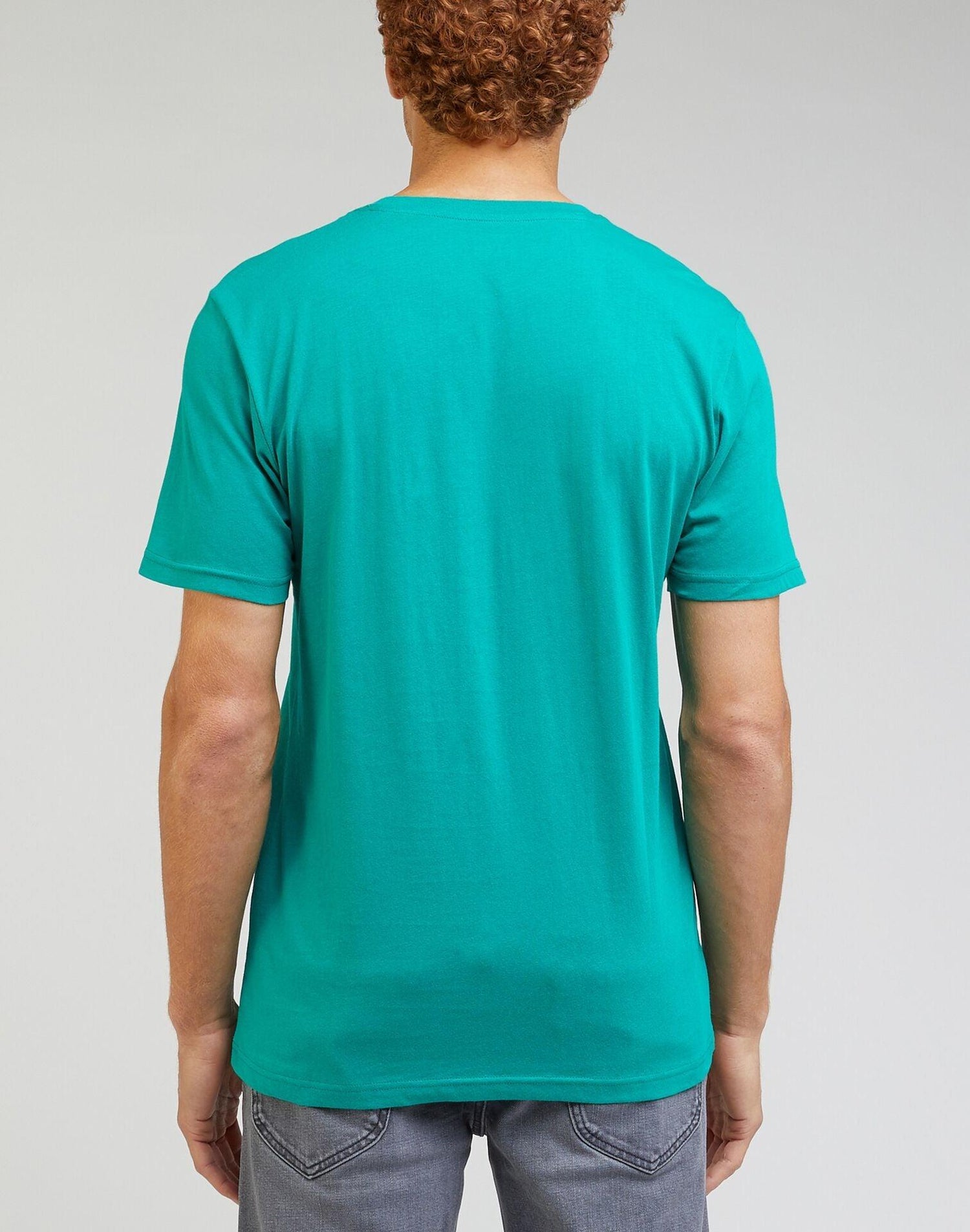 LEE - טישירט MEDIUM WOBBLY בצבע טורקיז - MASHBIR//365