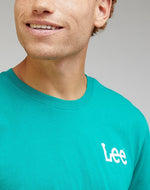 LEE - טישירט MEDIUM WOBBLY בצבע טורקיז - MASHBIR//365