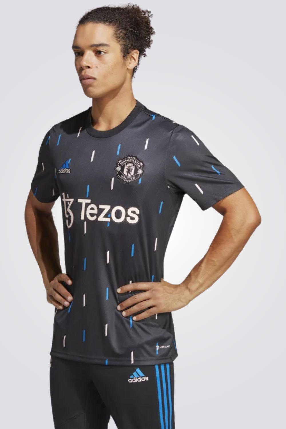 ADIDAS - טישירט נבחרת MANCHESTER UNITED לגבר בצבע שחור - MASHBIR//365