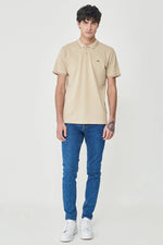 LEE - טישירט PIQUE POLO בצבע בז' - MASHBIR//365