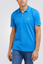 LEE - טישירט PIQUE POLO בצבע תכלת - MASHBIR//365