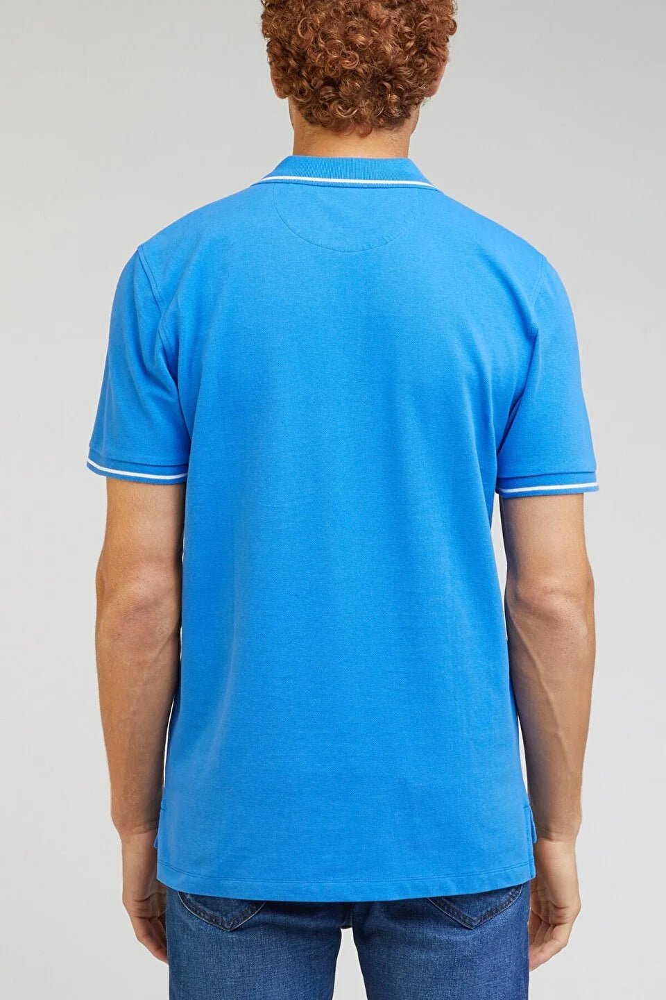 LEE - טישירט PIQUE POLO בצבע תכלת - MASHBIR//365