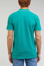 LEE - טישירט PIQUE POLO בצבע טורקיז - MASHBIR//365