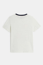 OKAIDI - טישירט טריקו איורים בצבע שמנת - MASHBIR//365