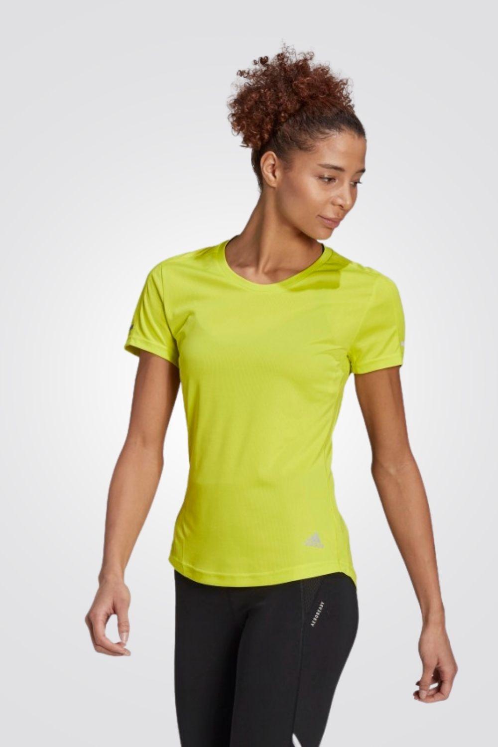 ADIDAS - טישירט RUN IT TEE בצבע צהוב - MASHBIR//365