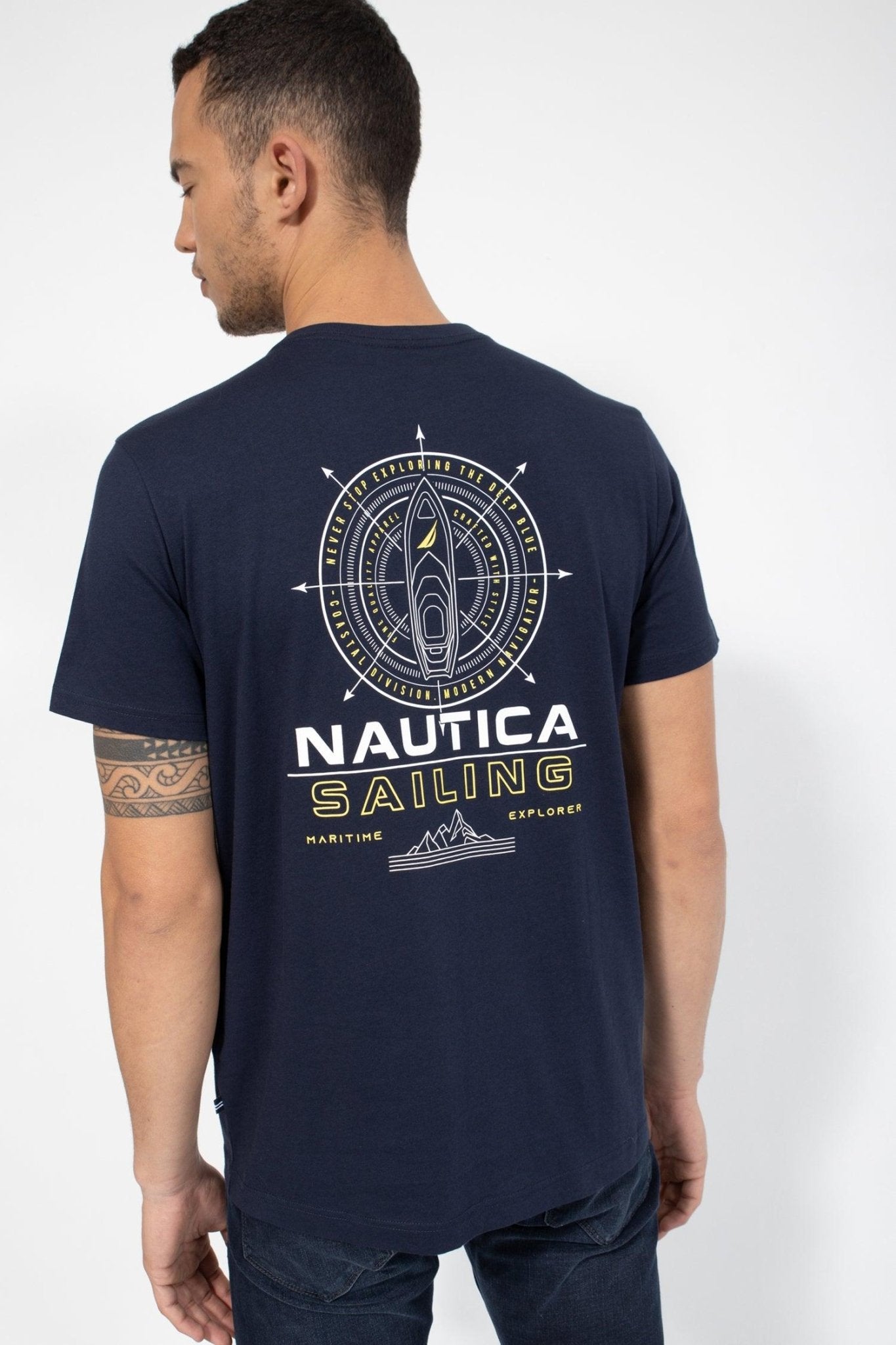 NAUTICA - טישירט SAILING כחול נייבי - MASHBIR//365