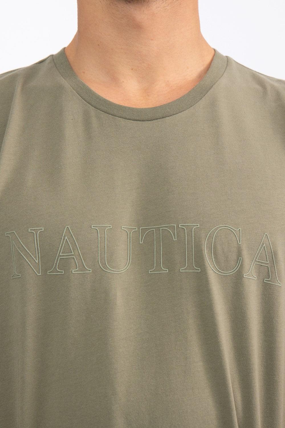 NAUTICA - טישירט שרוול קצר ירוק זית - MASHBIR//365