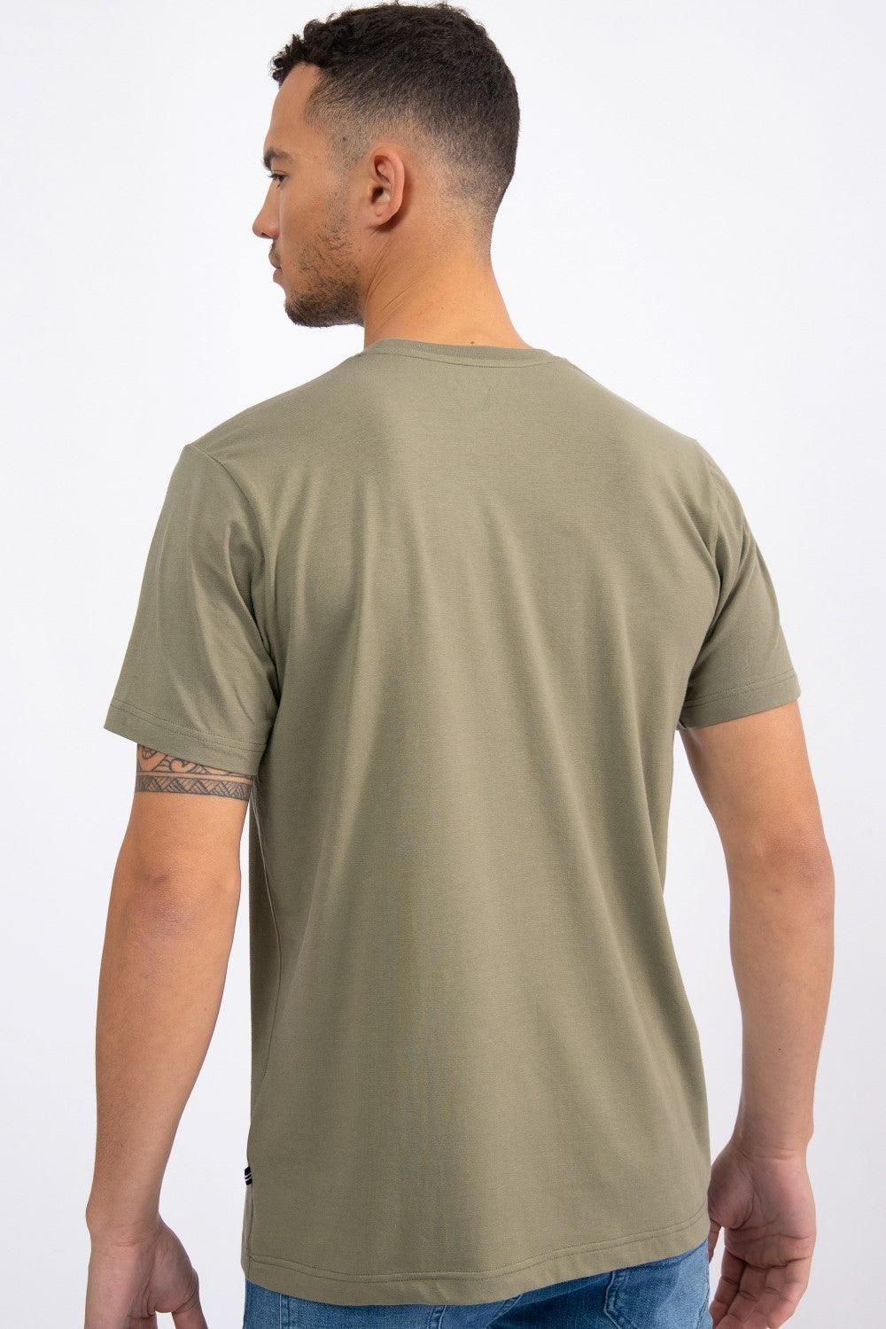 NAUTICA - טישירט שרוול קצר ירוק זית - MASHBIR//365