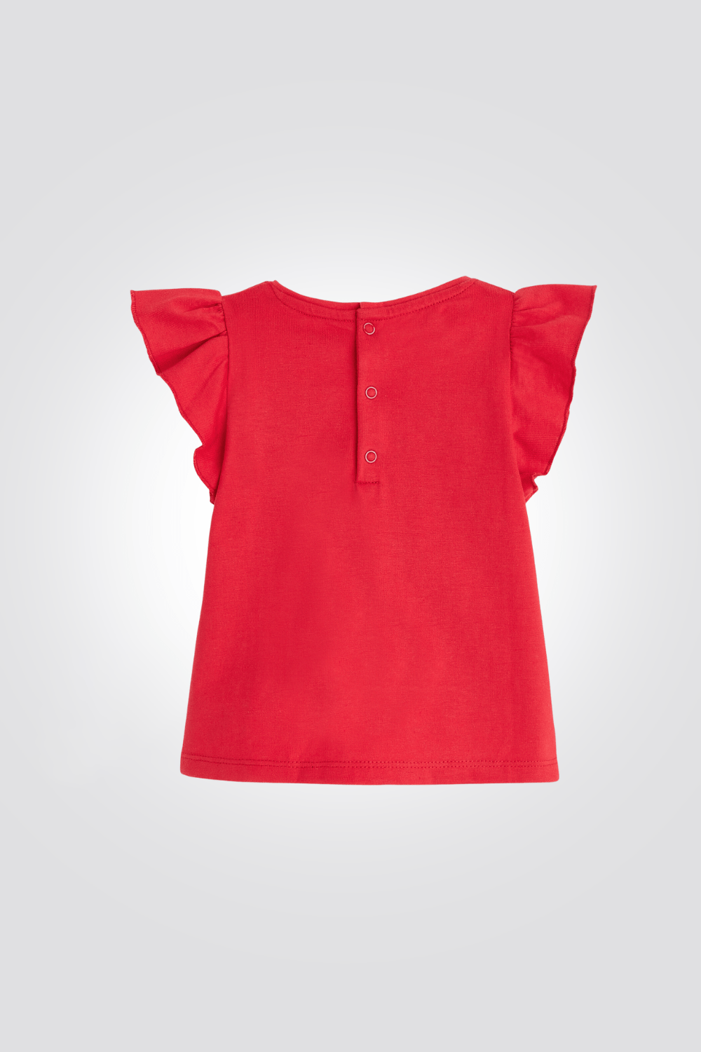 OBAIBI - טישירט שרוול קצר עם לב ניטים באדום - MASHBIR//365