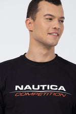 NAUTICA - טישירט שחורה COMPETITION - MASHBIR//365