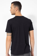 NAUTICA - טישירט שחורה הדפס MARINE - MASHBIR//365