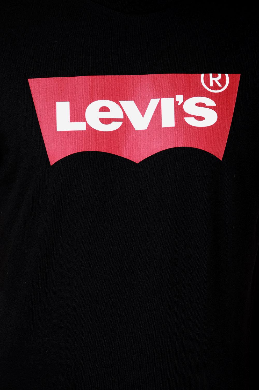 LEVI'S - טישירט שחורה לוגו אדום - MASHBIR//365