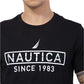 NAUTICA - טישירט שחורה לוגו מטאלי - MASHBIR//365 - 3