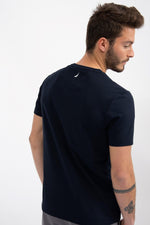 NAUTICA - טישירט שחורה עם הדפס - MASHBIR//365