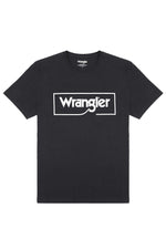 WRANGLER - טישירט שחורה עם הדפס - MASHBIR//365