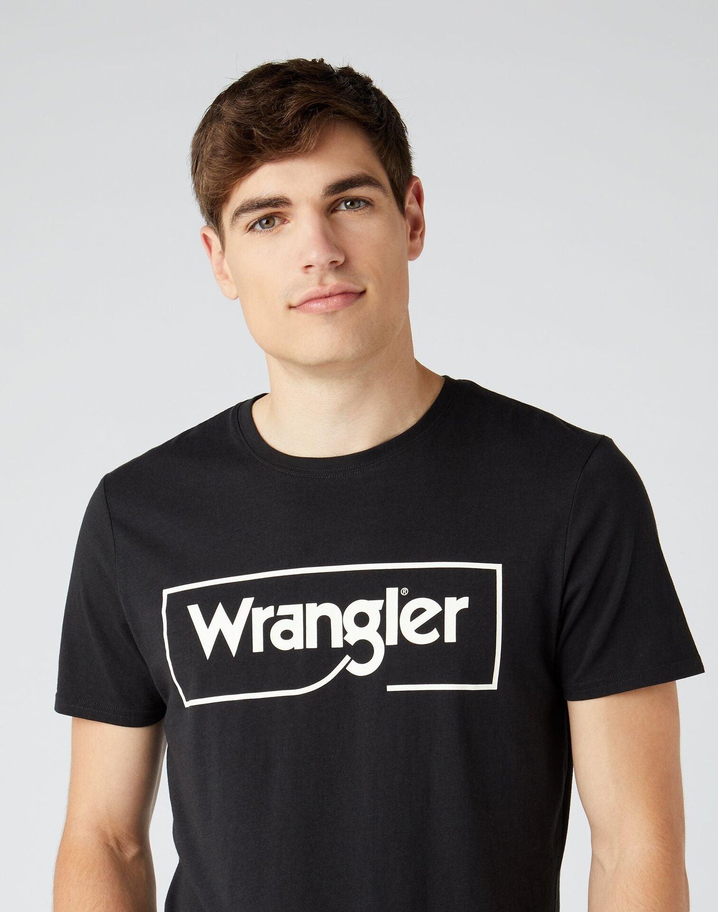 WRANGLER - טישירט שחורה עם הדפס - MASHBIR//365