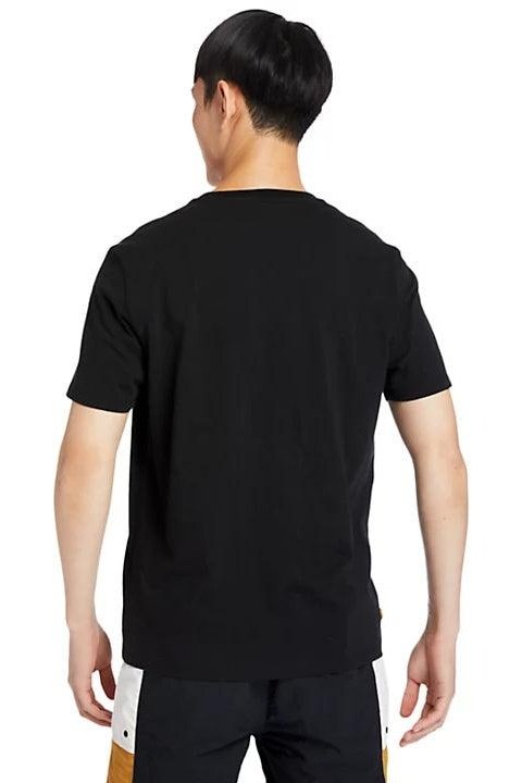 TIMBERLAND - טישירט שחורה מסגרת לוגו - MASHBIR//365