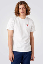 WRANGLER - טישירט SIGN OFF TEE בצבע לבן - MASHBIR//365