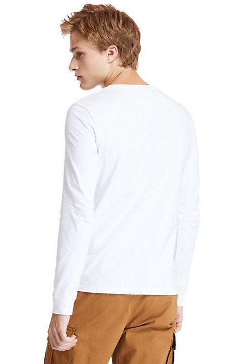 TIMBERLAND - טישירט SLIM FIT בצבע לבן - MASHBIR//365