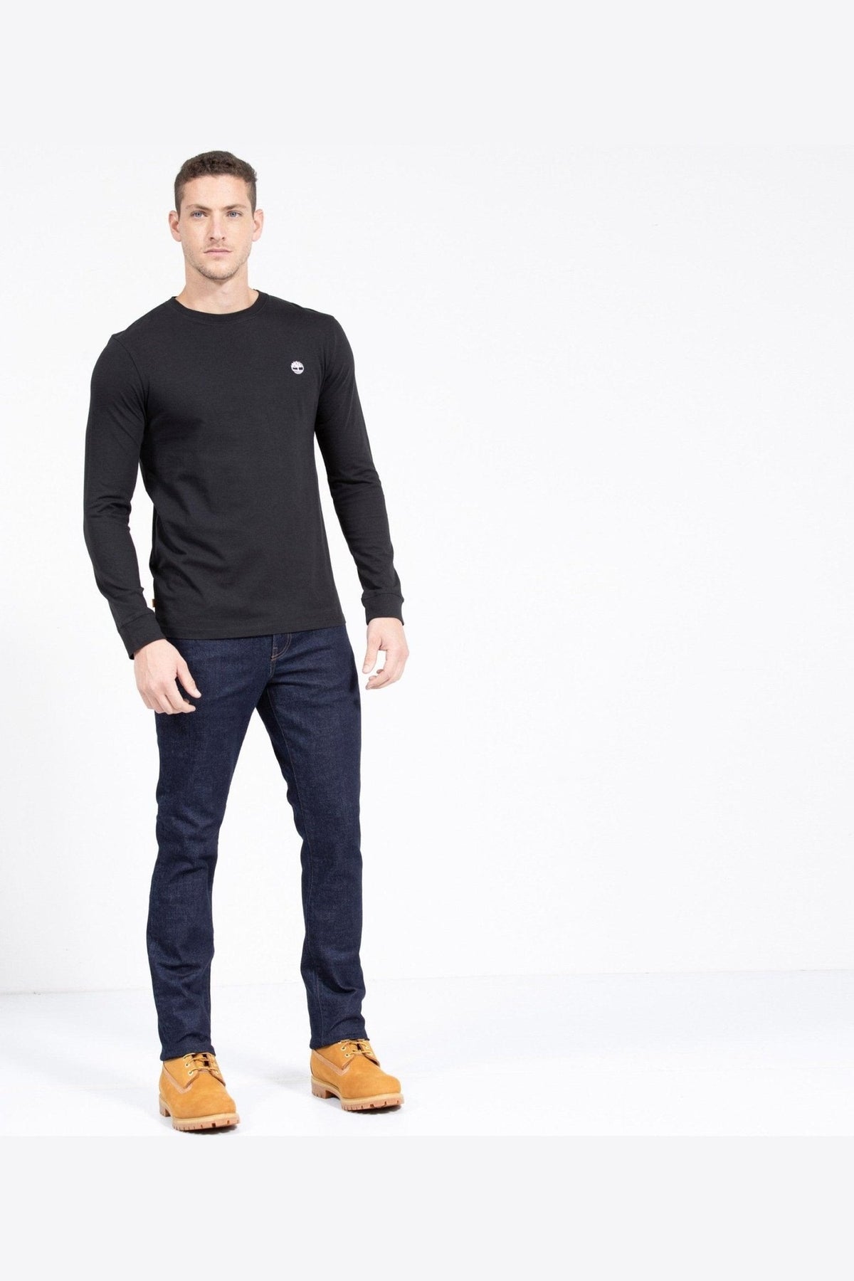 TIMBERLAND - טישירט SLIM FIT שחורה - MASHBIR//365
