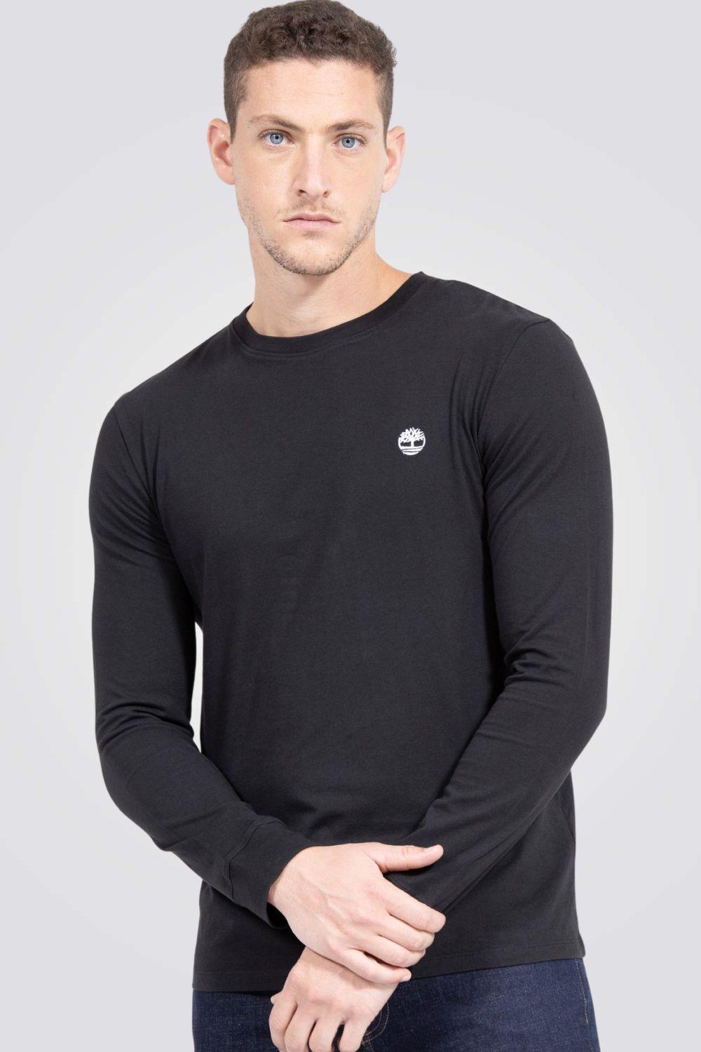 TIMBERLAND - טישירט SLIM FIT שחורה - MASHBIR//365