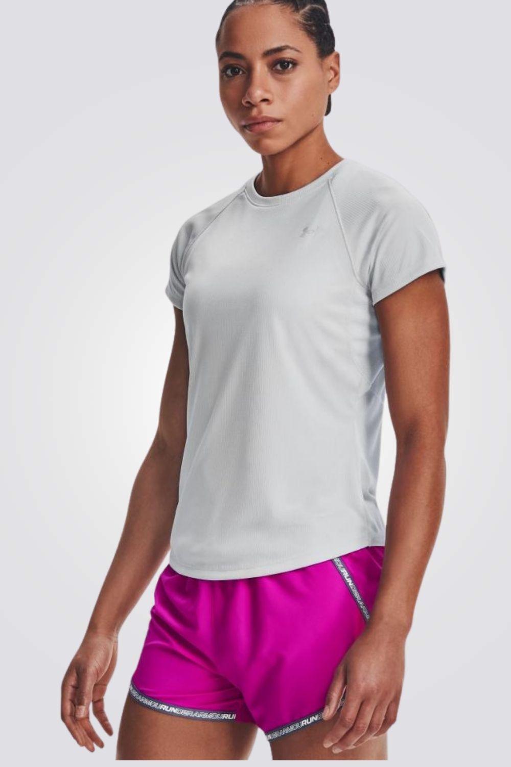 UNDER ARMOUR - טישירט Speed Stride בצבע אפור - MASHBIR//365