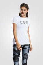 REEBOK - טישירט SPEEDWICK GRAPHIC בצבע לבן - MASHBIR//365