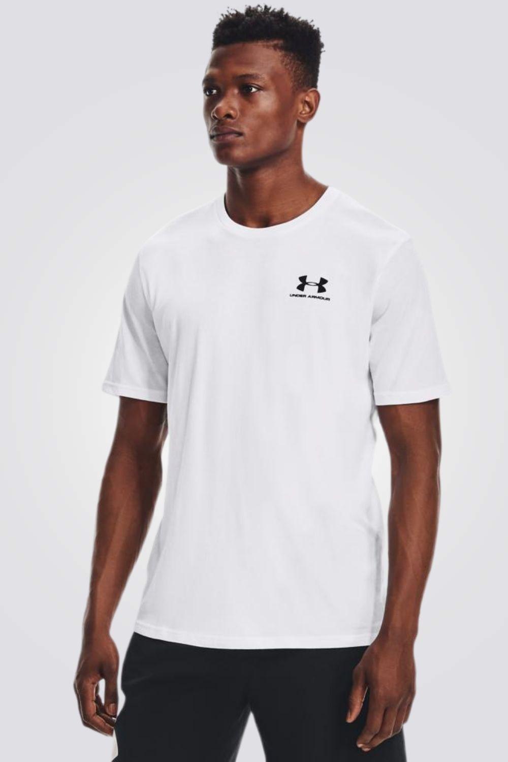UNDER ARMOUR - טישירט Sportstyle Left Chest בצבע לבן - MASHBIR//365