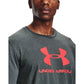 UNDER ARMOUR - טישירט Sportstyle Logo הדפס כתום - MASHBIR//365 - 4