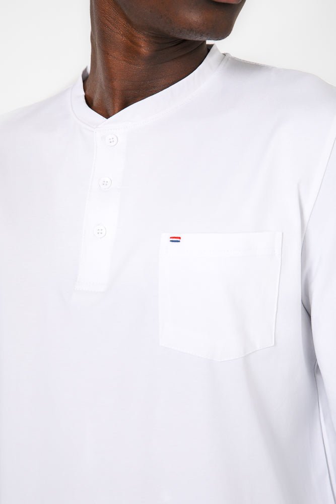 SCORCHER - טישירט סרוגה בצבע לבן - MASHBIR//365