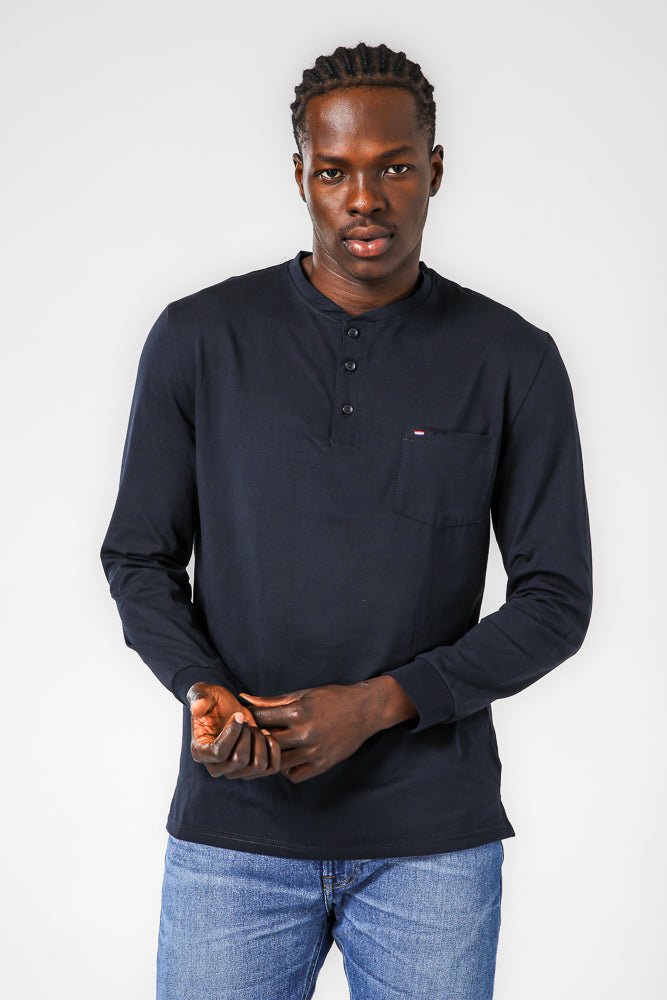 SCORCHER - טישירט סרוגה בצבע נייבי - MASHBIR//365