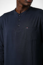 SCORCHER - טישירט סרוגה בצבע נייבי - MASHBIR//365