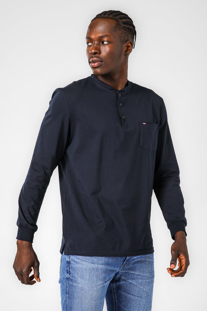 SCORCHER - טישירט סרוגה בצבע נייבי - MASHBIR//365