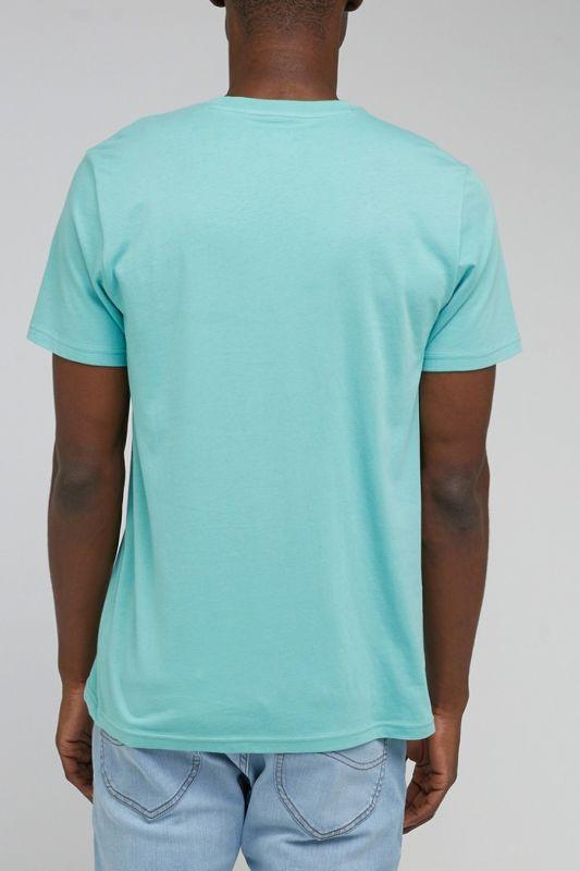 LEE - טישירט SS PATCH LOGO TEE בצבע תכלת - MASHBIR//365