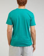 LEE - טישירט SS PATCH LOGO TEE בצבע טורקיז - MASHBIR//365
