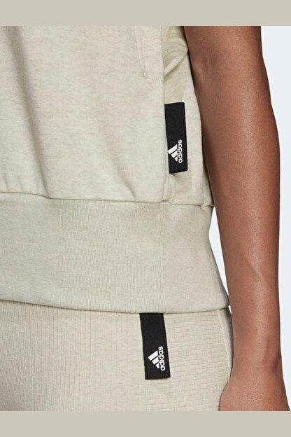 ADIDAS - טישירט STUDIO LOUNGE HOODED בז' - MASHBIR//365