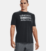 UNDER ARMOUR - טישירט TEAM ISSUE WORDMARK בצבע שחור - MASHBIR//365