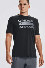UNDER ARMOUR - טישירט TEAM ISSUE WORDMARK בצבע שחור - MASHBIR//365