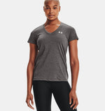 UNDER ARMOUR - טישירט Tech V-Neck בצבע אפור - MASHBIR//365