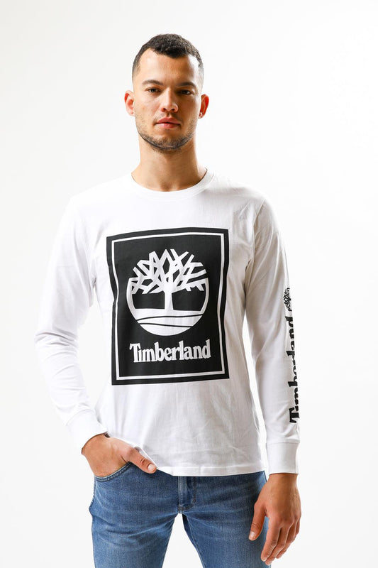 TIMBERLAND - טישירט TEES בצבע לבן - MASHBIR//365