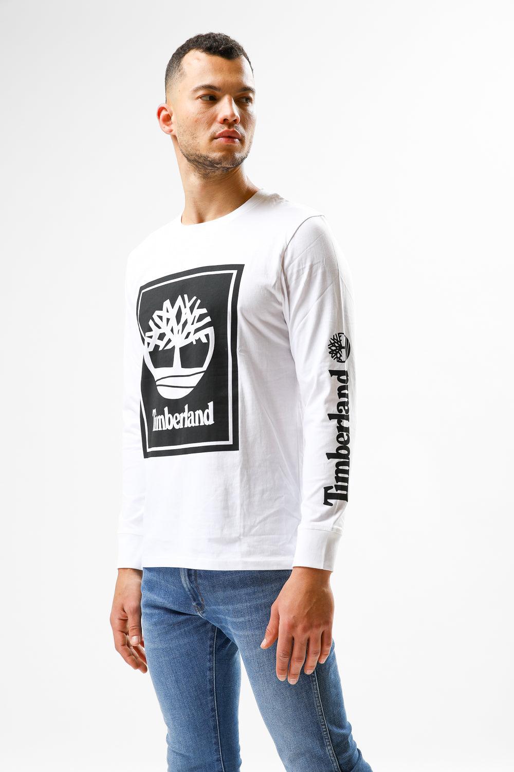 TIMBERLAND - טישירט TEES בצבע לבן - MASHBIR//365