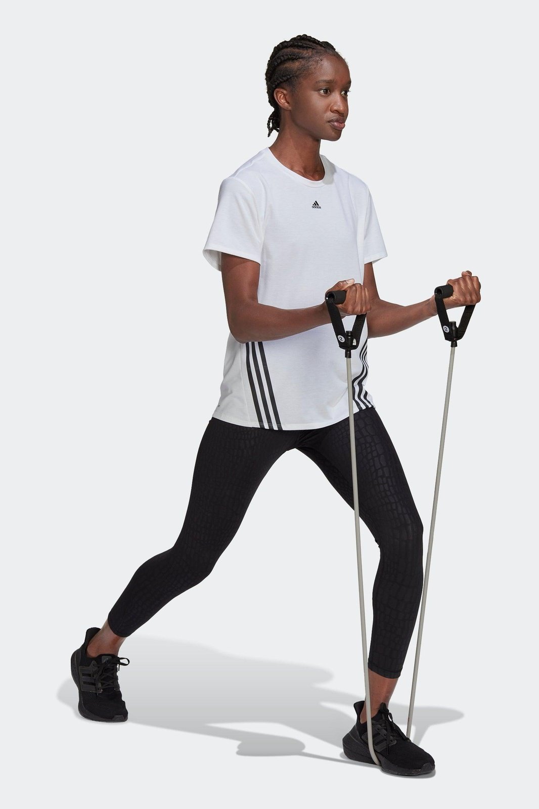 ADIDAS - טישירט TRAIN ICONS 3-STRIPES בצבע לבן - MASHBIR//365